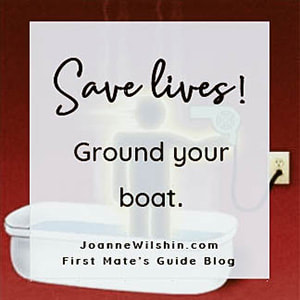 Ground your boat for swimmer's safety. Read The First Mate's Guide to Cruising the Inside Passage - Knowledge is Power.